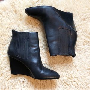 Sam Edelman | Gillian Black Leather Booties- 8.5